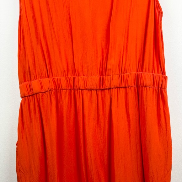 Kenneth Cole Orange Sleeveless Surplice Dress Size 2X - Picture 11 of 16